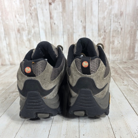 Merrell Mens Moab 3 Hiking Shoes Walnut Waterproof Vibram Size 13 - Picture 3 of 8